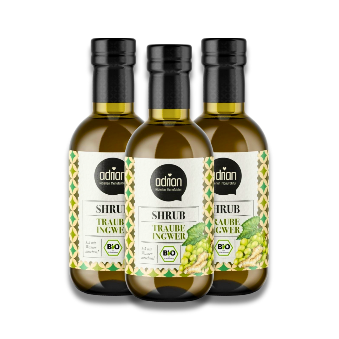 Grape and Ginger Shrub 